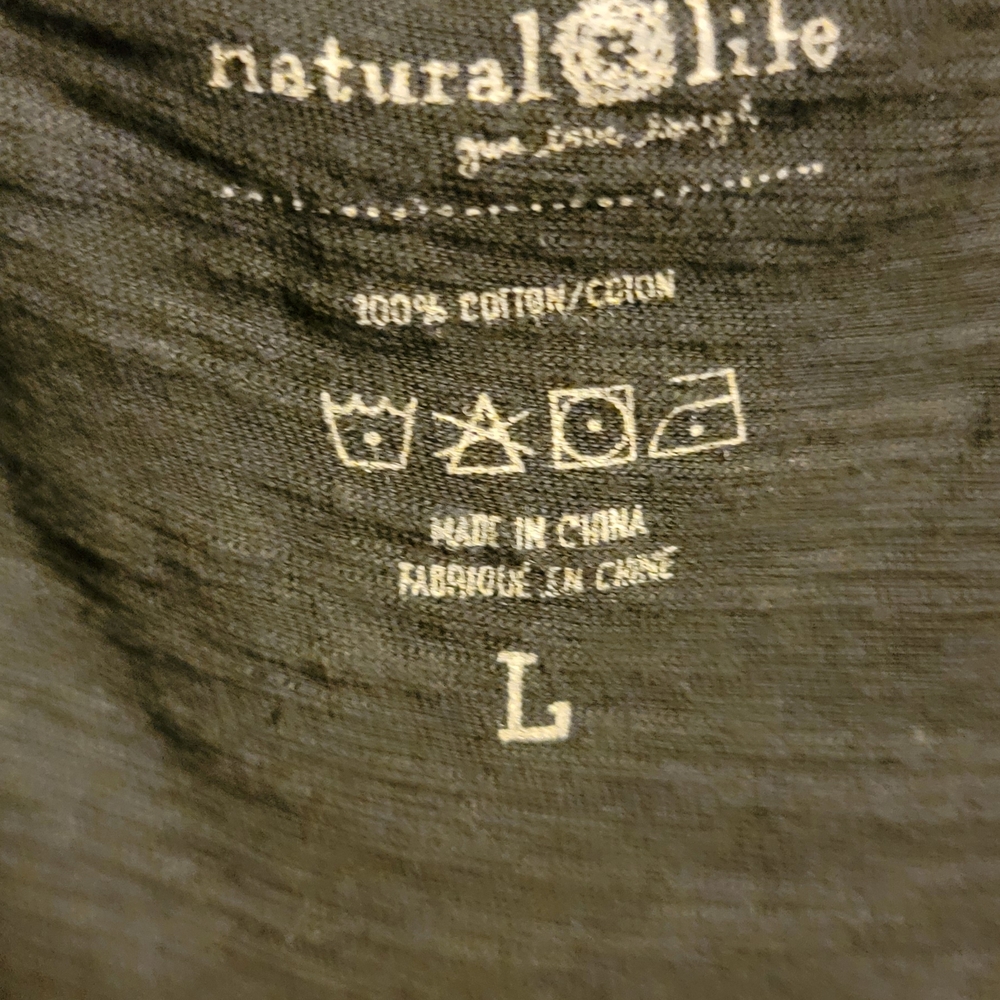 NATURAL LIFE Olive Green V‑Neck Relaxed Jumpsuit - Picture 6 of 10
